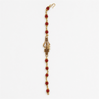 Spiritual Om Trishul Rudraksha Bead Bracelet for Men | Shiva Protection Rakhi
