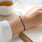 Red Blue Evil Eye Nazar Bracelet – Handcrafted Protection Bracelet for Good Luck & Gifting | Labh Ethnica