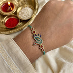Peacock Rakhi Gift Box Set – Premium Handcrafted Raksha Bandhan Gift for Brother | Labh Ethnica