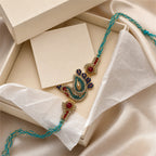 Peacock Rakhi Gift Box Set – Premium Handcrafted Raksha Bandhan Gift for Brother | Labh Ethnica