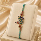 Peacock Rakhi Gift Box Set – Premium Handcrafted Raksha Bandhan Gift for Brother | Labh Ethnica