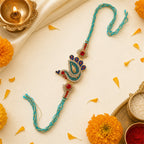 Peacock Rakhi Gift Box Set – Premium Handcrafted Raksha Bandhan Gift for Brother | Labh Ethnica