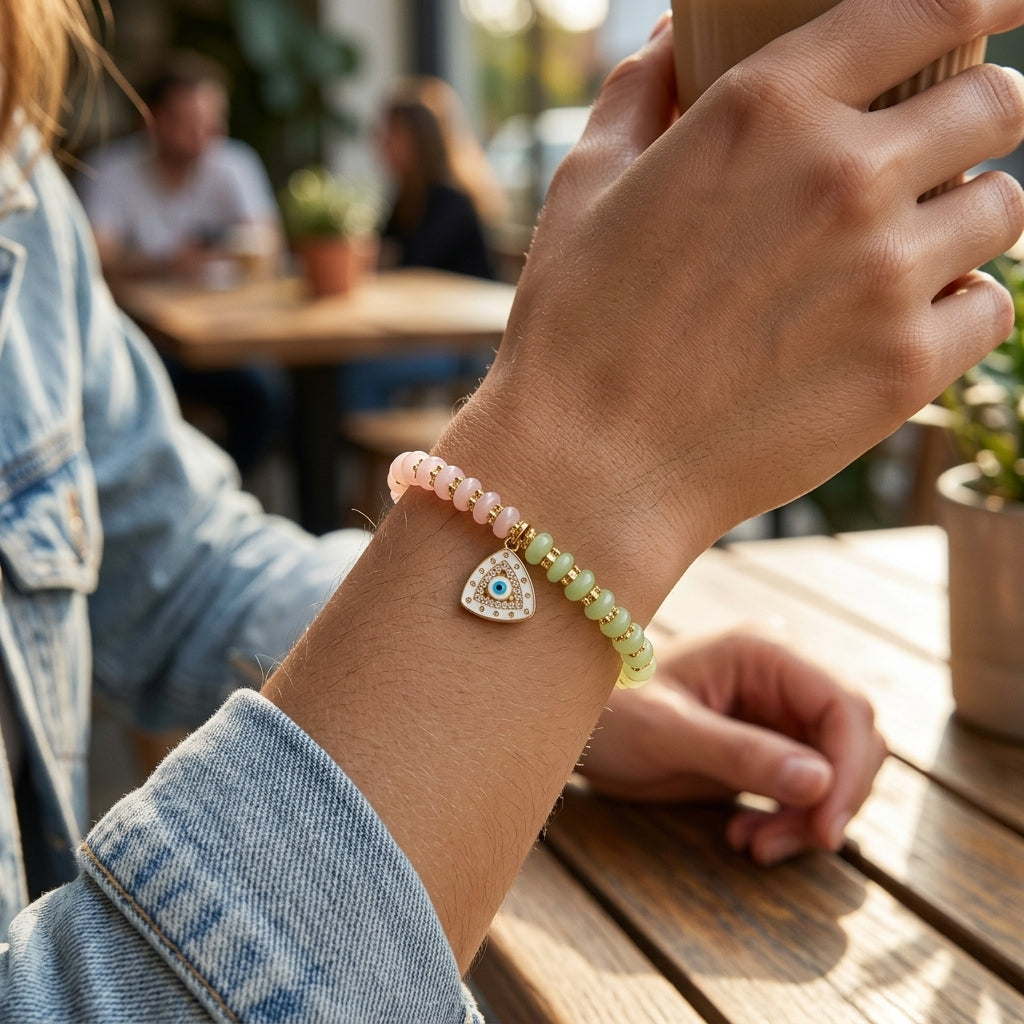 Pastel Evil Eye Nazar Bracelet